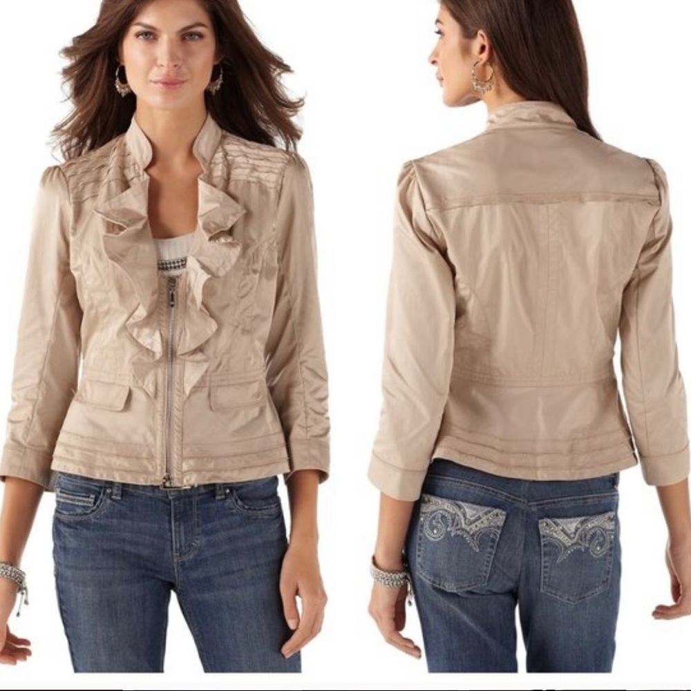 WHBM - Tiered Ruffle Jacket - Picture 4 of 11